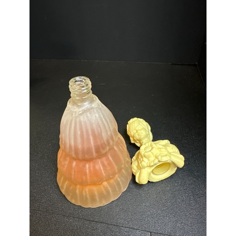 Vintage Avon Sweet Honesty Cologne Bottle Figurine Yellow Girl 6" Full/Unused - Picture 6 of 7